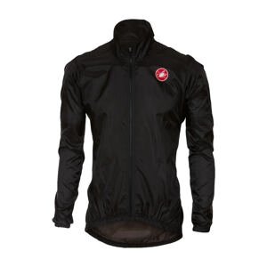 CASTELLI Cyklistická vetruodolná bunda - SQUADRA ER - čierna