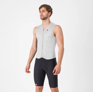 CASTELLI Cyklistická kombinéza - FREE SANREMO 3 - biela/čierna L