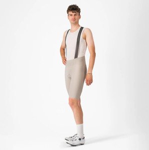 CASTELLI Cyklistické nohavice krátke s trakmi - ESPRESSO - ružová