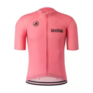 CASTELLI Cyklistický dres s krátkym rukávom - GIRO D'ITALIA VINTAGE - ružová M