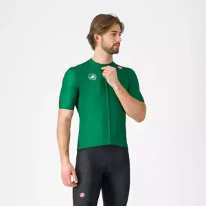 CASTELLI Cyklistický dres s krátkym rukávom - GIRO D'ITALIA VINTAGE - zelená 2XL