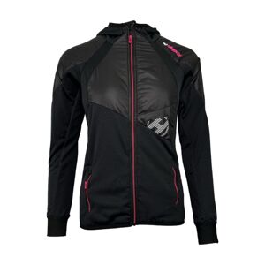 HAVEN mikina - POLARTIS HOODIE WMS - čierna/ružová L
