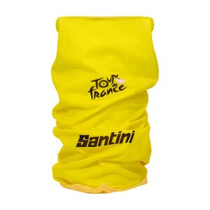 SANTINI Cyklistický nákrčník - TOUR DE FRANCE - NECK WARMER - žltá UNI