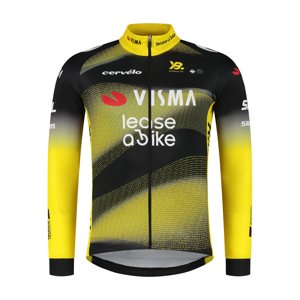 RAPIDGEAR Cyklistický dres s dlhým rukávom letný - VISMA TDF25 REPLICA JERSEY - žltá/čierna XL