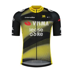 RAPIDGEAR Cyklistický dres s krátkym rukávom - VISMA TDF25 REPLICA JERSEY - žltá/čierna XL