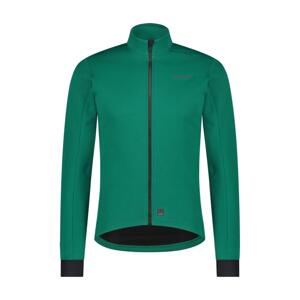 SHIMANO Cyklistická zateplená bunda - ELEMENT - zelená
