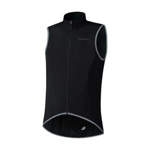 SHIMANO Cyklistická vesta - BEAUFORT WARM - čierna XL