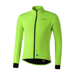 SHIMANO Cyklistická zateplená bunda - ELEMENT - žltá L