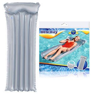 Nafukovačka Beach Deluxe 183 x 76 cm Bestway 44013 - strieborná
