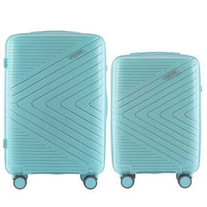 Sada kufrov M+L WINGS DQ181-05 MACARON BLUE - modrá