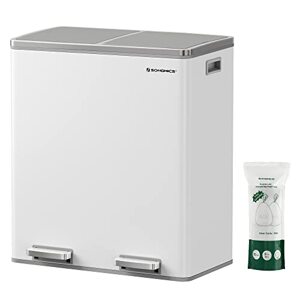 Recyklačný odpadkový kôš SONGMICS LTB60WT
