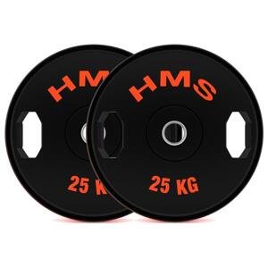 Sada pogumovaných olympijských kotúčov HMS TOG25 2 x 25 kg