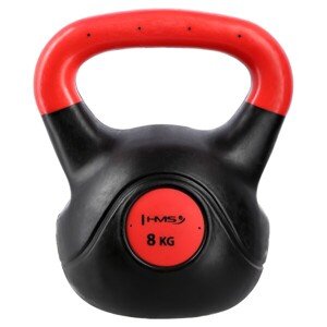 Plastový kettlebell HMS KPC 8 kg - červený
