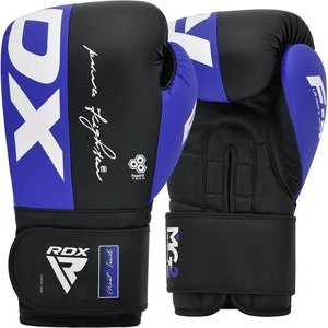 Boxerské rukavice RDX F4 so suchým zipsom Farba: modrá, Veľkosť: 12 oz