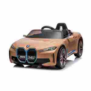 BMW i4 auto na batérie pre deti zlaté + diaľkové ovládanie