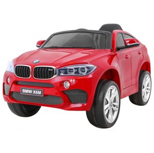 Elektrické autíčko BMW X6 M lakované - červené