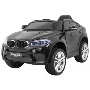 Elektrické autíčko BMW X6 M lakované - čierne