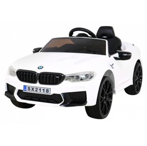 Elektrické vozidlo s funkciou drift BMW M5 DRIFT biele