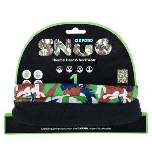 Multifunkčný thermo nákrčník Oxford Snug Camo Green