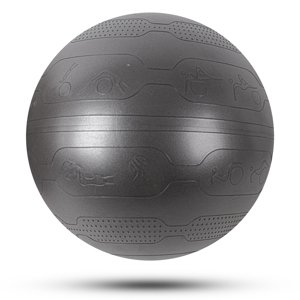 Gymnastická lopta inSPORTline Stretch Ball 65 cm čierna