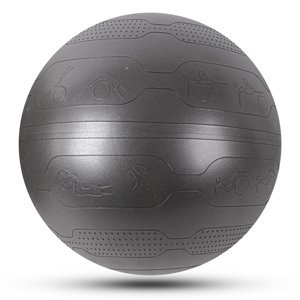 Gymnastická lopta inSPORTline Stretch Ball 75 cm čierna